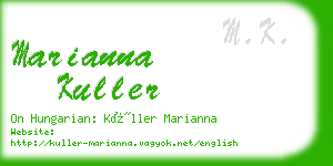 marianna kuller business card